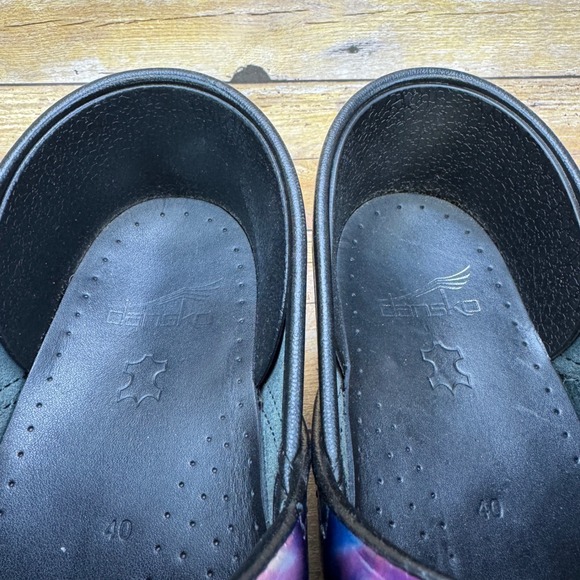 Dansko Clogs Womens 40 EU (9.5-10) Multicolor Leather Professional Nursing Y2K - Picture 8 of 16